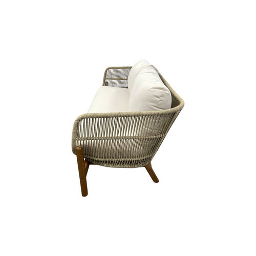 George Oliver Lyal Wood Patio Loveseat, image 8