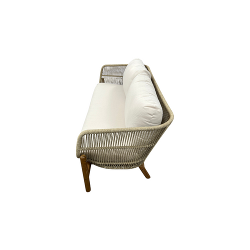 George Oliver Lyal Wood Patio Loveseat, image 9