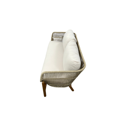 George Oliver Lyal Wood Patio Loveseat, image 10