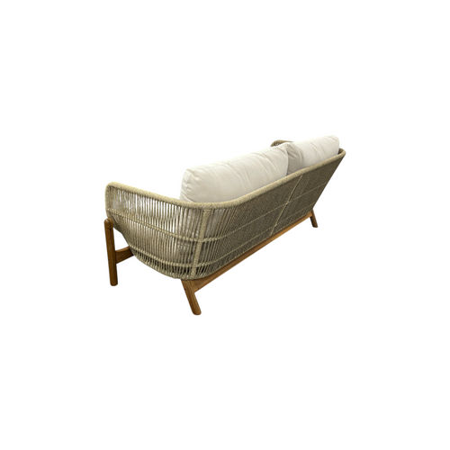George Oliver Lyal Wood Patio Loveseat, image 11
