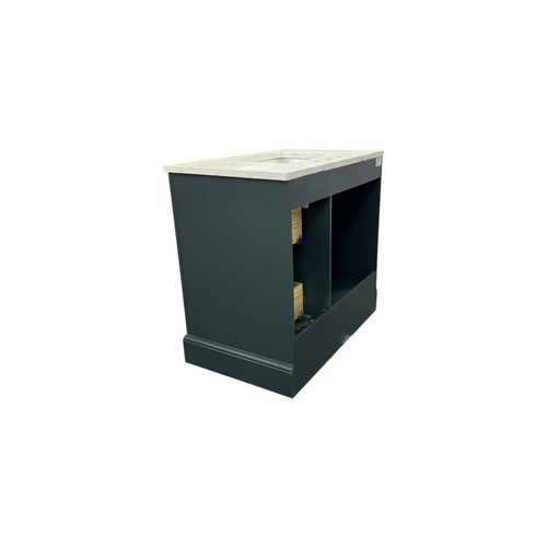 Vanity Art Vannes Single Sink Freestanding Bathroom Vanity with Engineered Marble Top, image 10