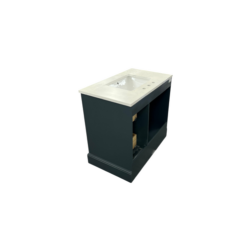 Vanity Art Vannes Single Sink Freestanding Bathroom Vanity with Engineered Marble Top, image 11