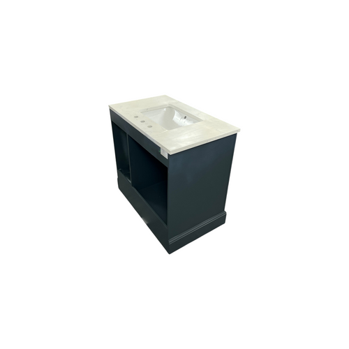 Vanity Art Vannes Single Sink Freestanding Bathroom Vanity with Engineered Marble Top, image 17