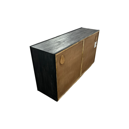 Lark Manor Arvetta Wood Four Door Sideboard With Glass, image 12