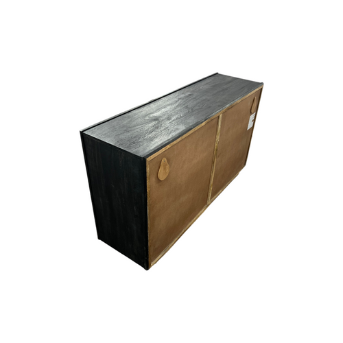 Lark Manor Arvetta Wood Four Door Sideboard With Glass, image 13