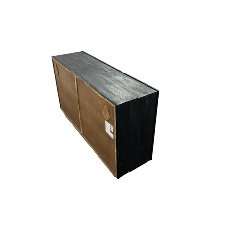 Lark Manor Arvetta Wood Four Door Sideboard With Glass, image 19