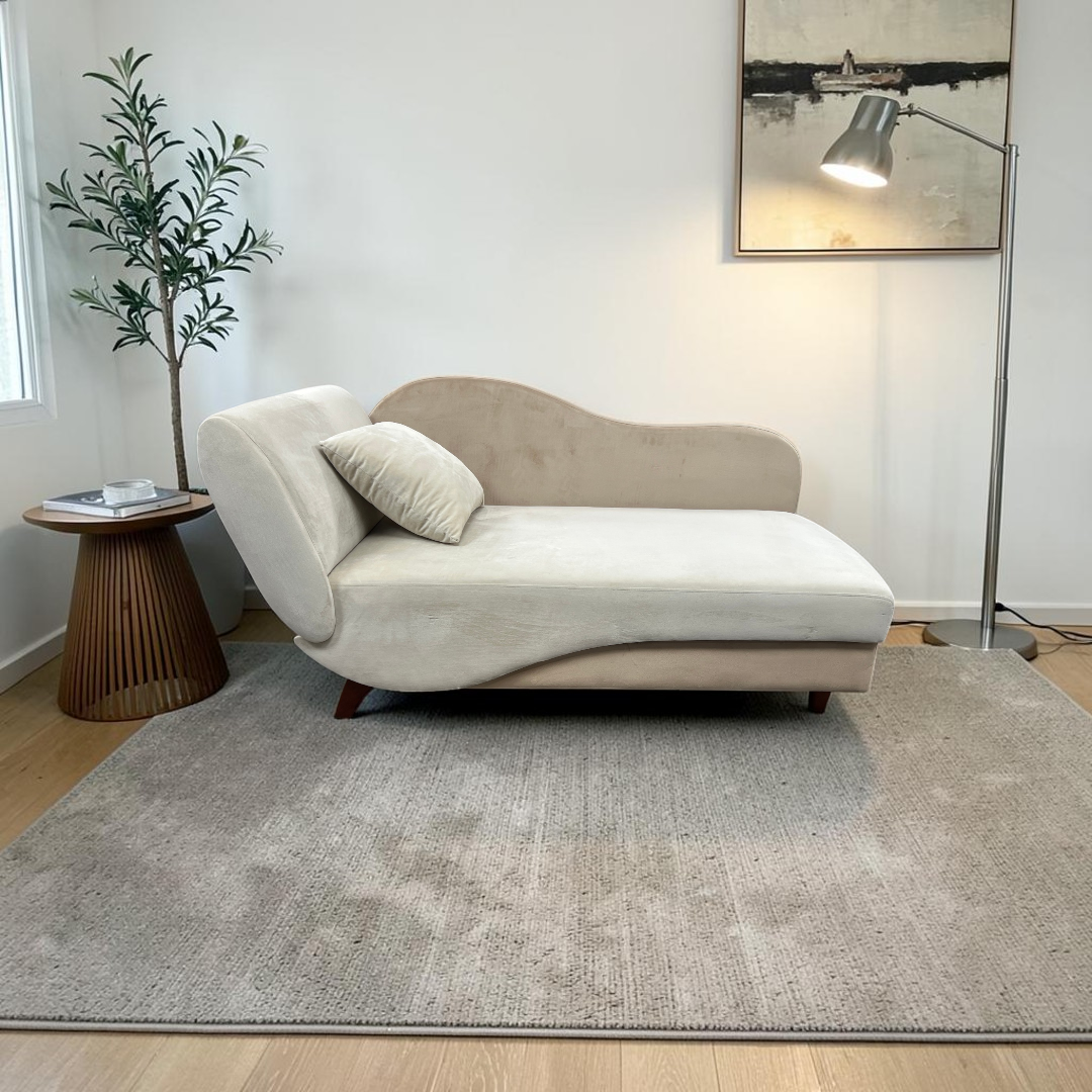 Mercury Row Teen Gaven Velvet Chaise Lounge