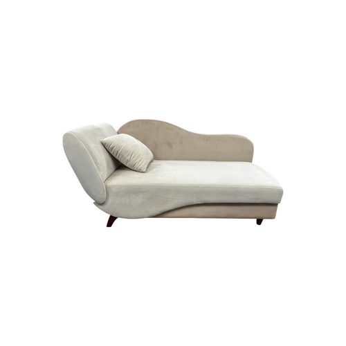 Mercury Row Teen Gaven Velvet Chaise Lounge, image 2