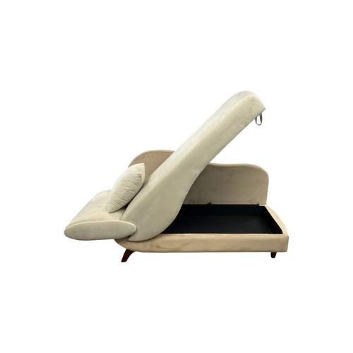 Mercury Row Teen Gaven Velvet Chaise Lounge, image 17