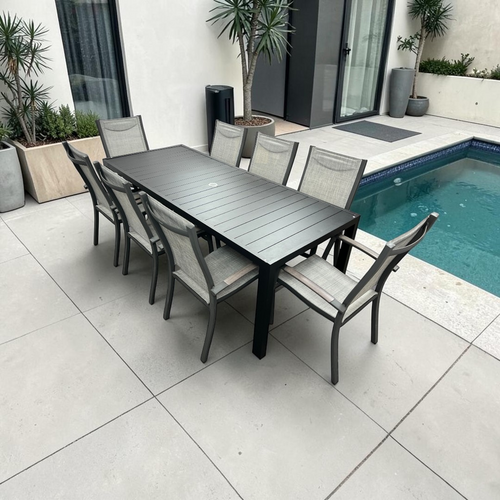 Hokku Designs Romio 8 - Person Patio Dining Set With Rectangular Table, image 1