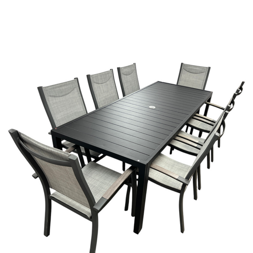 Hokku Designs Romio 8 - Person Patio Dining Set With Rectangular Table, image 9