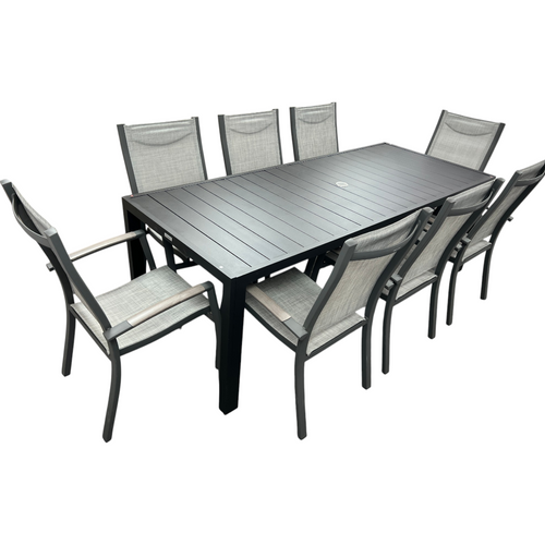 Hokku Designs Romio 8 - Person Patio Dining Set With Rectangular Table, image 10