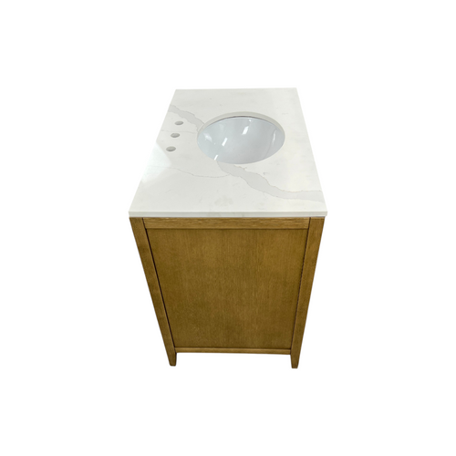 Highbury Furnishings Alsup 36'' Single Bathroom Vanity with Quartz Top, image 15