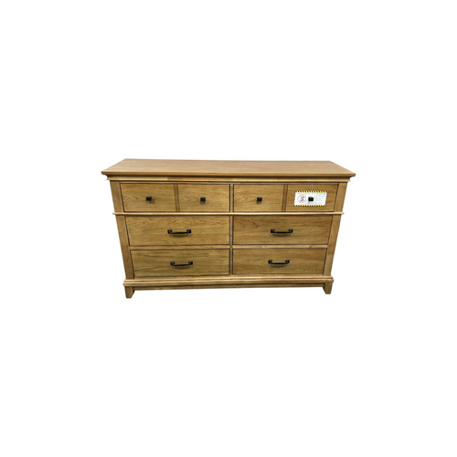 Lark Manor Esterel Wood 6-Drawer Dresser, Honey Brown, image 3