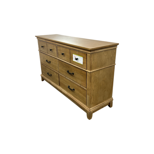 Lark Manor Esterel Wood 6-Drawer Dresser, Honey Brown, image 6