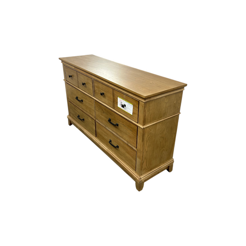 Lark Manor Esterel Wood 6-Drawer Dresser, Honey Brown, image 7