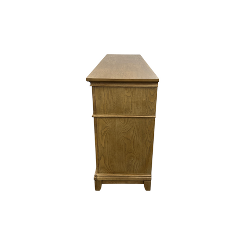 Lark Manor Esterel Wood 6-Drawer Dresser, Honey Brown, image 8