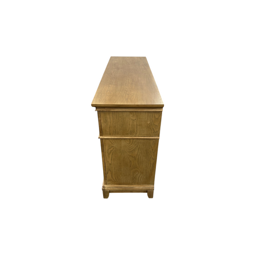 Lark Manor Esterel Wood 6-Drawer Dresser, Honey Brown, image 9