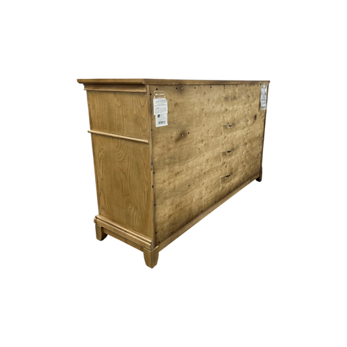 Lark Manor Esterel Wood 6-Drawer Dresser, Honey Brown, image 10