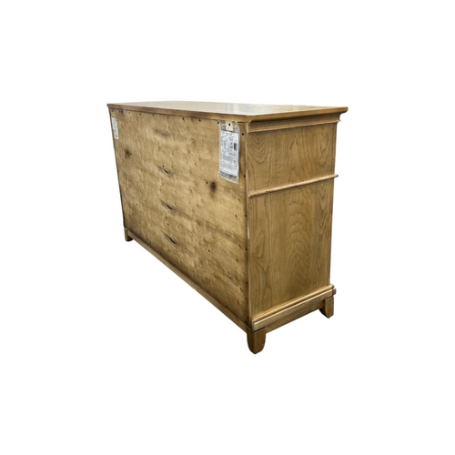 Lark Manor Esterel Wood 6-Drawer Dresser, Honey Brown, image 14