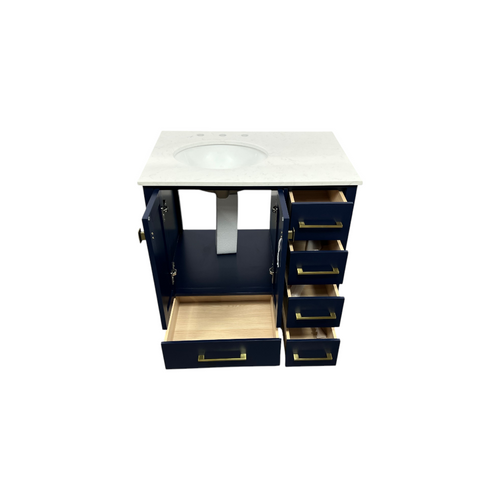 Andover Mills Irene Single Bathroom Vanity With Engineered Marble Top, image 7