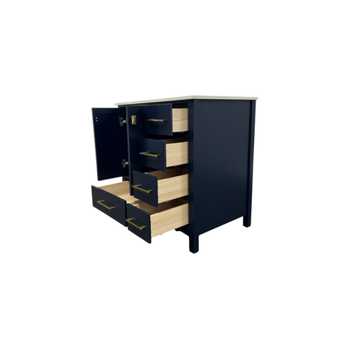 Andover Mills Irene Single Bathroom Vanity With Engineered Marble Top, image 8