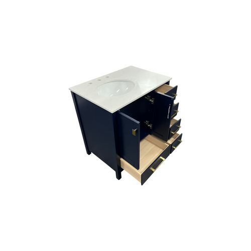 Andover Mills Irene Single Bathroom Vanity With Engineered Marble Top, image 11
