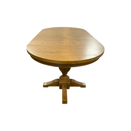 Laurel Foundry Modern Farmhouse Lang Modern Transitional 102" Double Pedestal Dining Table - Light Brown, image 5