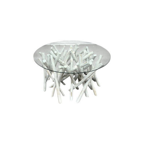 Ibolili Glass Top Single Coffee Table, image 2