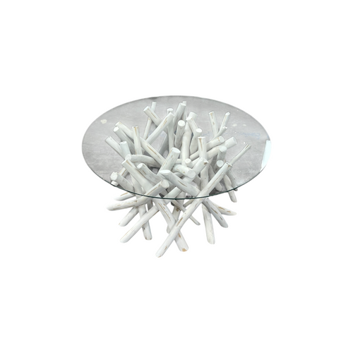 Ibolili Glass Top Single Coffee Table, image 6