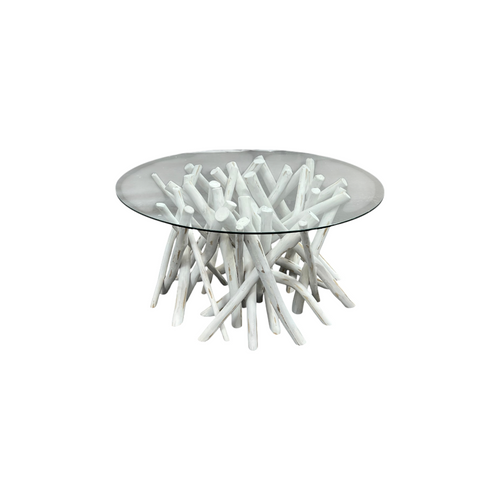 Ibolili Glass Top Single Coffee Table, image 11
