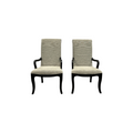 Lark Manor Dows Upholstered Arm Chair — Scroll-Back · Nailhead Trim Set of 2