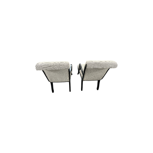 Lark Manor Dows Upholstered Arm Chair — Scroll-Back · Nailhead Trim Set of 2, image 11