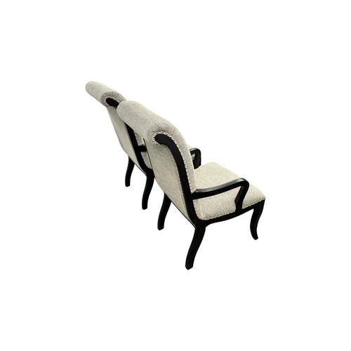 Lark Manor Dows Upholstered Arm Chair — Scroll-Back · Nailhead Trim Set of 2, image 14