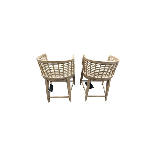 Birch Lane Surfrider Barrel Back Swivel Counter Stool Set of 2, image 3