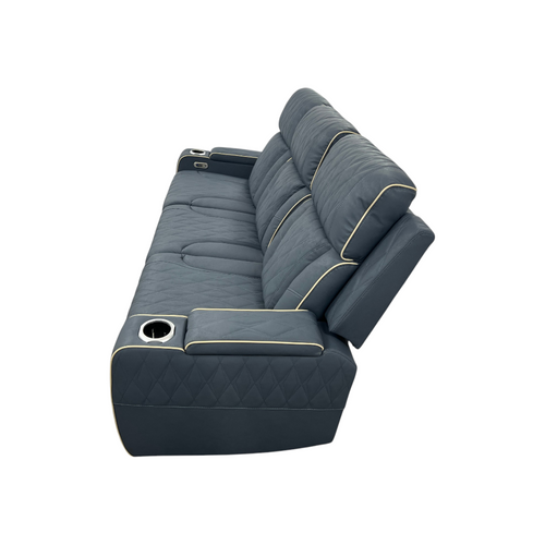 Brayden Studio Fauzia Breathing Leather Dual Power Reclining Sofa With USB Charging Jack, image 7