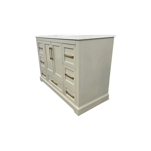 Lark Manor Alpharetta 48'' Freestanding Single Bathroom Vanity with Engineered Stone Top, image 4