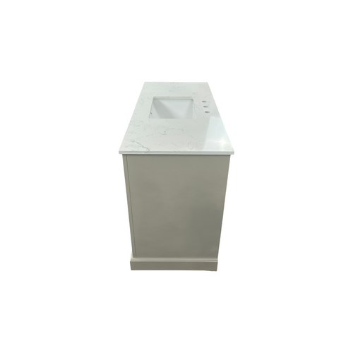 Lark Manor Alpharetta 48'' Freestanding Single Bathroom Vanity with Engineered Stone Top, image 8
