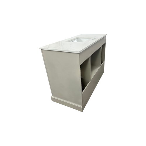 Lark Manor Alpharetta 48'' Freestanding Single Bathroom Vanity with Engineered Stone Top, image 9