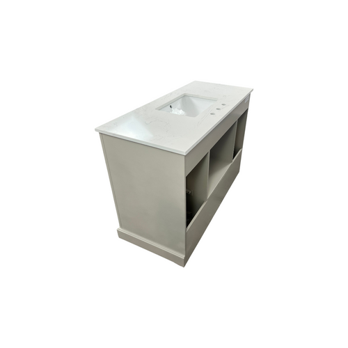 Lark Manor Alpharetta 48'' Freestanding Single Bathroom Vanity with Engineered Stone Top, image 10