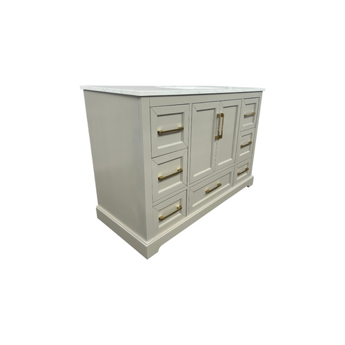 Lark Manor Alpharetta 48'' Freestanding Single Bathroom Vanity with Engineered Stone Top, image 17