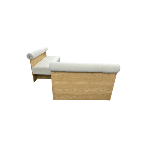 Exintor Cream-colored padded solid wood display booth (Set of 2), image 12