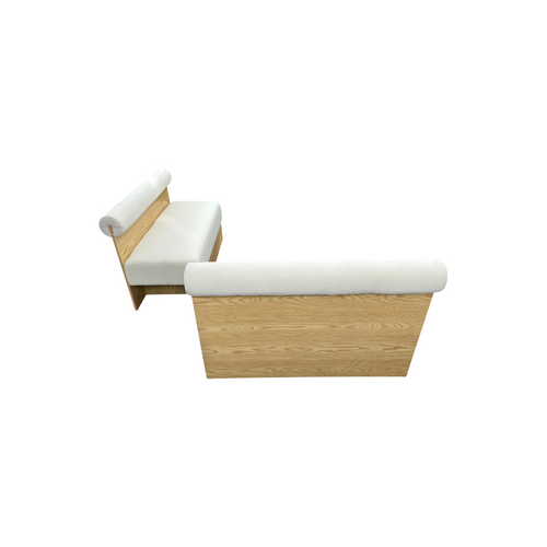 Exintor Cream-colored padded solid wood display booth (Set of 2), image 13