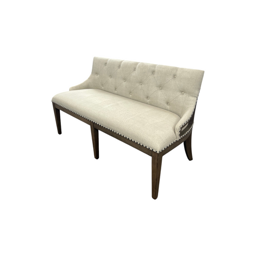 Lark Manor Aisja Upholstered Shelter Dining Bench - Brown, image 6