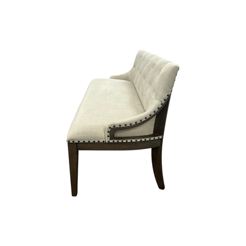 Lark Manor Aisja Upholstered Shelter Dining Bench - Brown, image 8