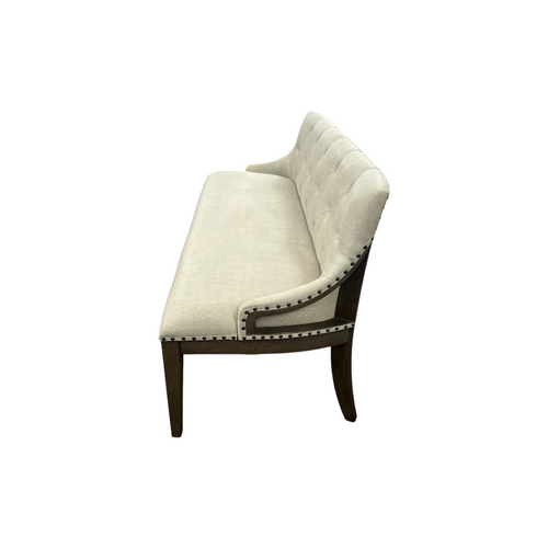 Lark Manor Aisja Upholstered Shelter Dining Bench - Brown, image 9
