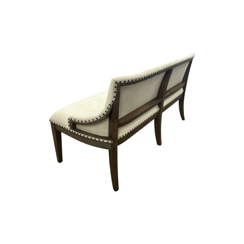 Lark Manor Aisja Upholstered Shelter Dining Bench - Brown, image 12