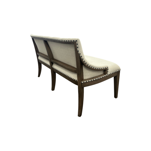 Lark Manor Aisja Upholstered Shelter Dining Bench - Brown, image 16