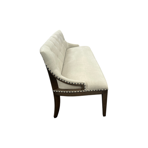 Lark Manor Aisja Upholstered Shelter Dining Bench - Brown, image 19