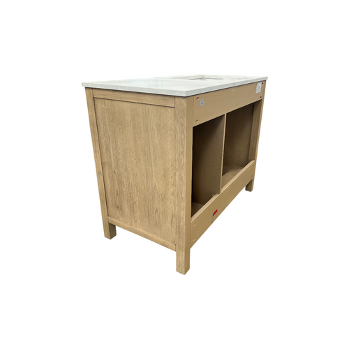 Birch Lane Lala 42" Single Bathroom Vanity With Grain White Engineered Stone Countertop Without Mirror, image 10